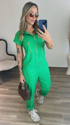 Macacão Santorini De Linho e Elastano + Brinde Exclusivo