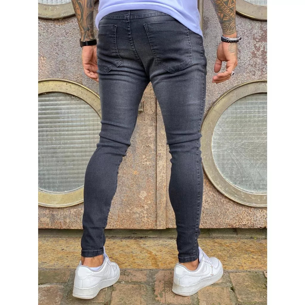 Calça Jeans Masculina com Elastano - Kit 4 Unidades