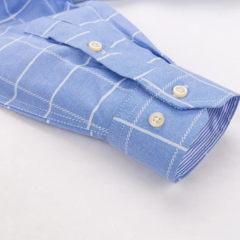 Camisa Masculina Xadrez Manga Longa