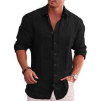 Camisa de Linho Masculina Porto